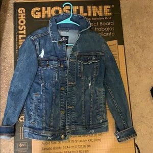 Denim Jacket with holes